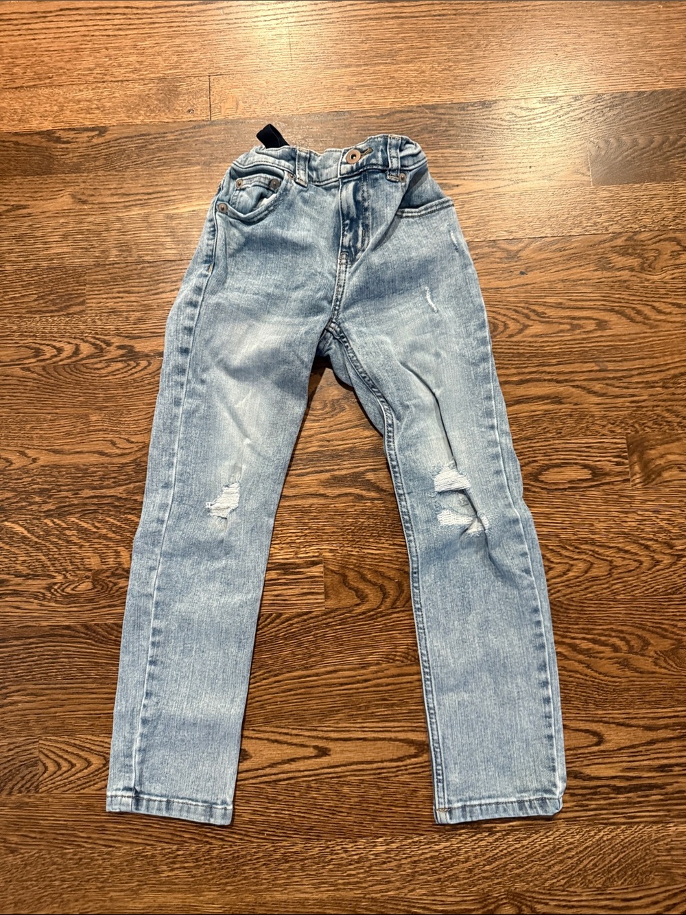 wonder nation Light Blue Distressed Kids Jeans